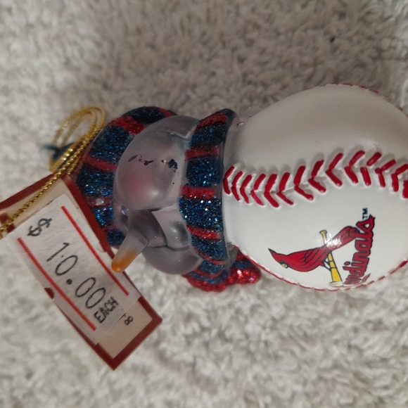 St Louis Cardinals snowman ornament 1" - Picture 5 of 6
